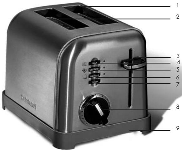 CUISINART CPT180E - CHARACTERISTIQUES - 1