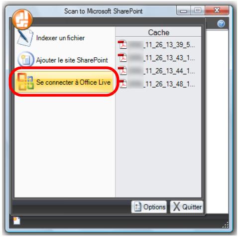 FUJITSU SCANSNAP S1100I - - Enregister dans Office Live - 2