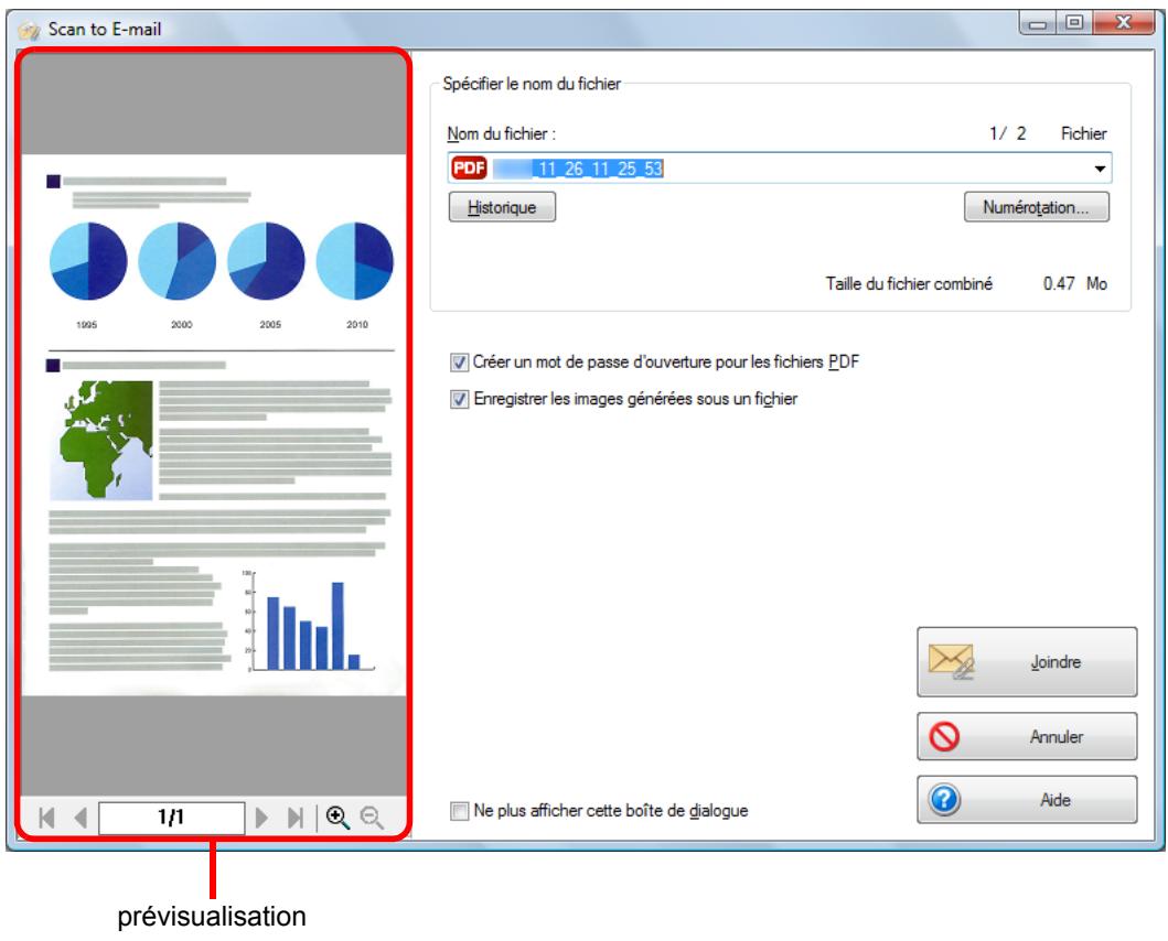 FUJITSU SCANSNAP S1100I - Confirmez l'image numérique dans le volet de prévisualisation. - 1