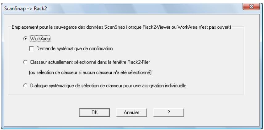 FUJITSU SCANSNAP S1100I - Modifie les paramètres de Scan to Rack2-Filer. (Ou rendez-vous à l' étape 4.). - 2