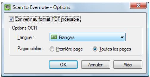 FUJITSU SCANSNAP S1100I - Modifiez les paramètres de Scan to Evernote (Document). (Ou rendez-vous à l'objet 4.) - 2