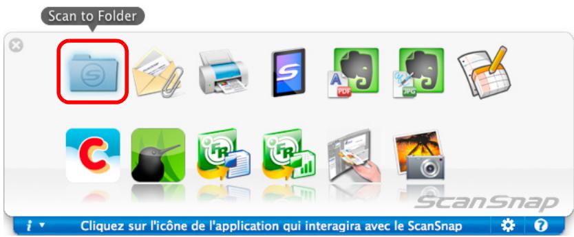 FUJITSU SCANSNAP S1100I - Double-cliquez sur l'icone Scan to Folder. - 1