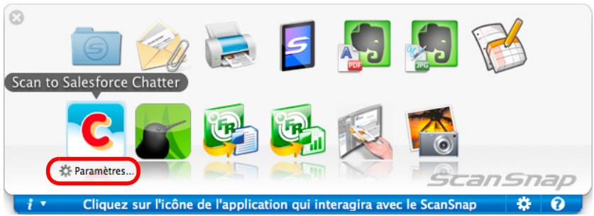 FUJITSU SCANSNAP S1100I - Modifiez les paramètres de Scan to Salesforce Chatter. (Ou rendez-vous à l' étape 5.). - 1