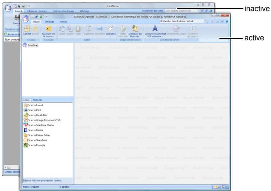 FUJITSU SCANSNAP S1100I - - Étabir un lien lorsqu'une des applications précités est active (recommendé) - 1