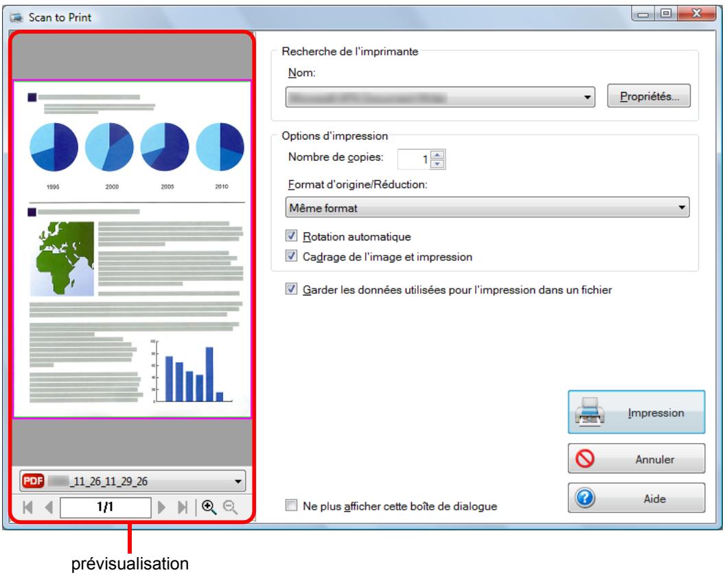 FUJITSU SCANSNAP S1100I - Confirmez l'image numérique dans le volet de prévisualisation. - 1