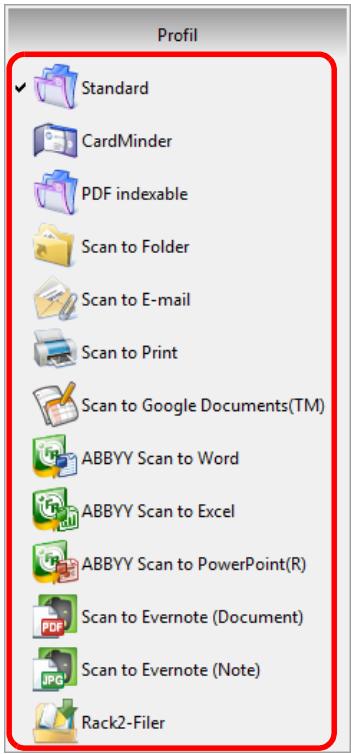 FUJITSU SCANSNAP S1100I - Sélectionnez un profil. - 2