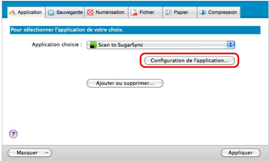 FUJITSU SCANSNAP S1100I - Modifiez les paramètres de Scan to SugarSync. (Ou rendez-vous à l' étape 4.) - 1