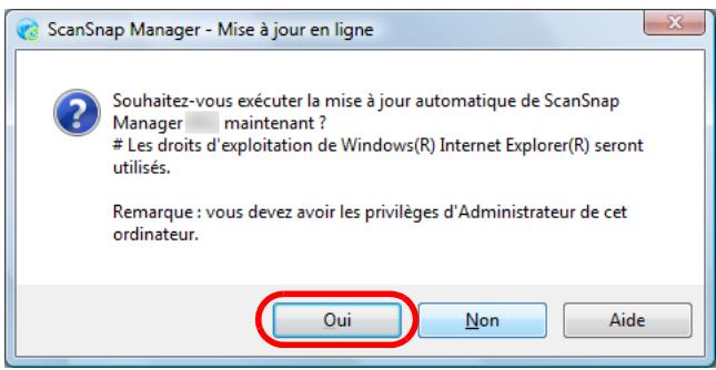 FUJITSU SCANSNAP S1100I - Cliquez sur le bouton Oui. - 1