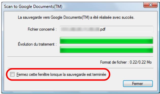 FUJITSU SCANSNAP S1100I - Cliquez sur l'icone de Scan to Google Documents(TM). - 8