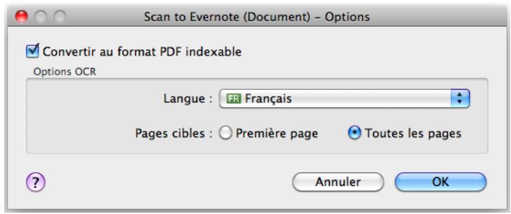 FUJITSU SCANSNAP S1100I - Modifiez les paramètres de Scan to Evernote (Document). (Ou rendez-vous à l'objet 4.) - 2