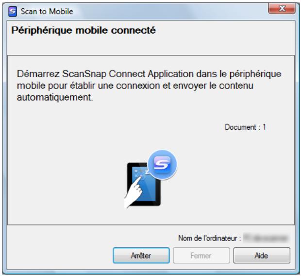 FUJITSU SCANSNAP S1100I - Cliquez sur l'icone de Scan to Mobile. - 3