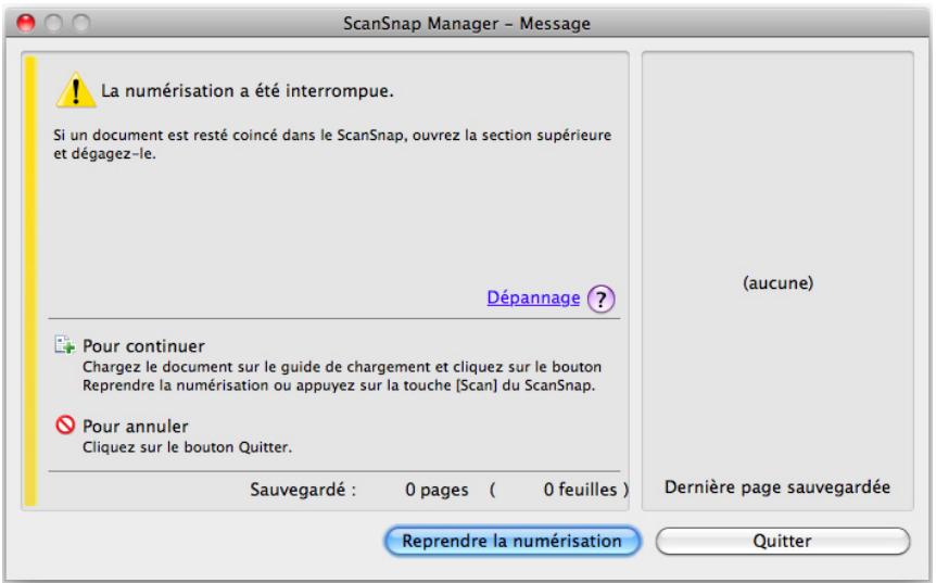 FUJITSU SCANSNAP S1100I - Interrompre la numérisation - 3