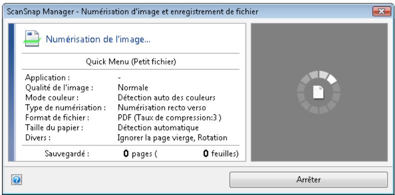 FUJITSU SCANSNAP S1300I - ■ Afficher la progression de la numérisation - 1