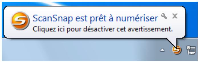 FUJITSU SCANSNAP S1300I - - lorsque le ScanSnap est allumé - 2