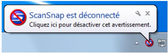 FUJITSU SCANSNAP S1300I - - lorsque le ScanSnap est étéint - 1