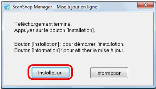 FUJITSU SCANSNAP S1300I - Cliquez sur le bouton Installation. - 1
