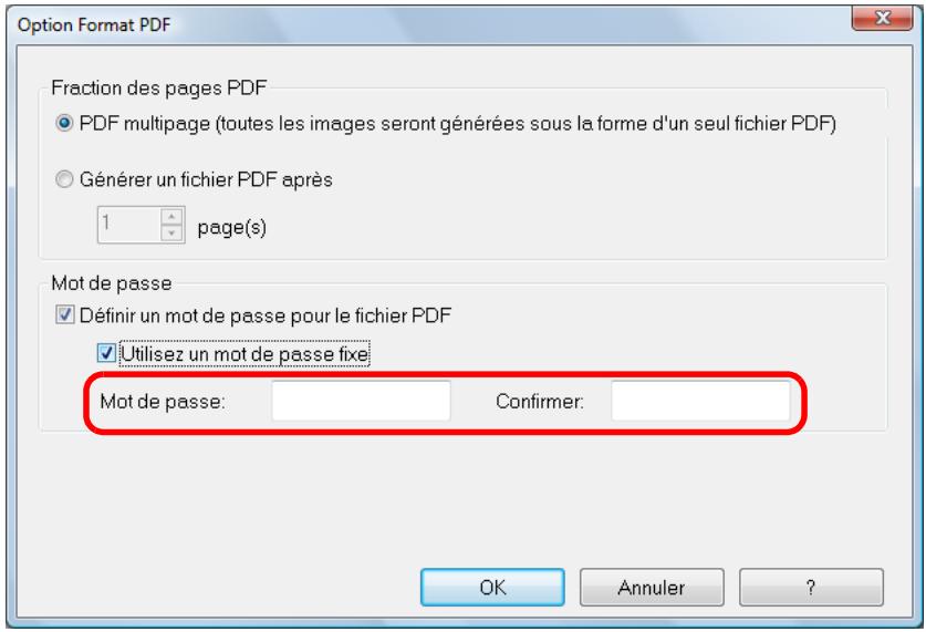 FUJITSU SCANSNAP S1300I - Saisissez le même mot de passer dans les champs Mot de passer et Confirmer. - 1