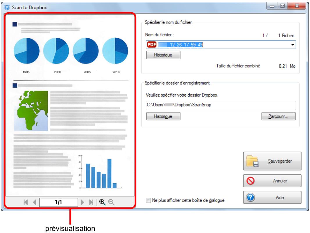 FUJITSU SCANSNAP S1300I - Confirmez l'image numérique dans le volet de prévisualisation. - 1