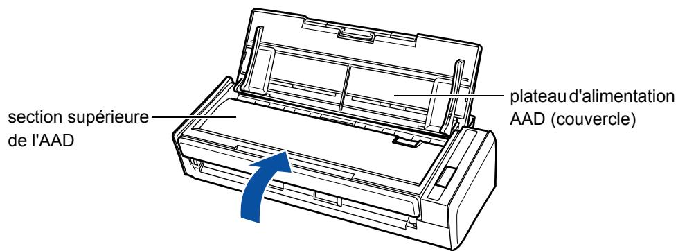FUJITSU SCANSNAP S1300I - 12.Fermez la section supérieure de I'AAD. - 1
