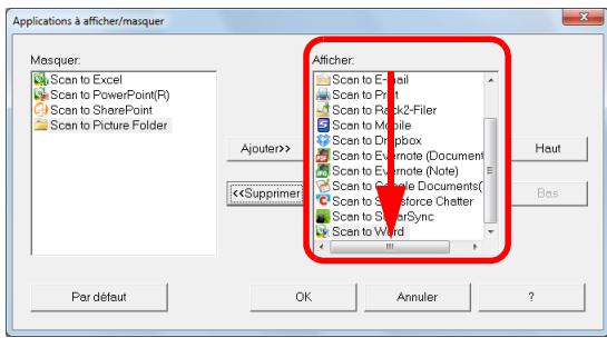 FUJITSU SCANSNAP S1300I - - Ordre d'affichage des applications - 2