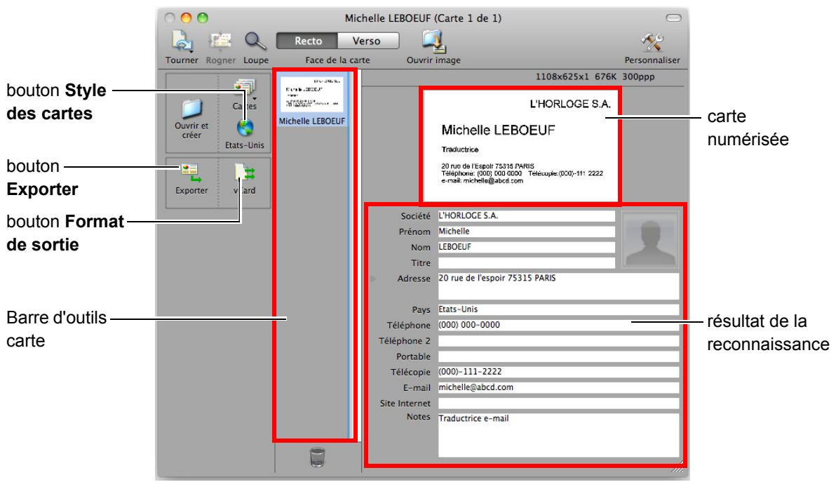 FUJITSU SCANSNAP S1300I - Confirmez la carte de visite numérique et les résultats de la reconnaissance textuelle. - 1