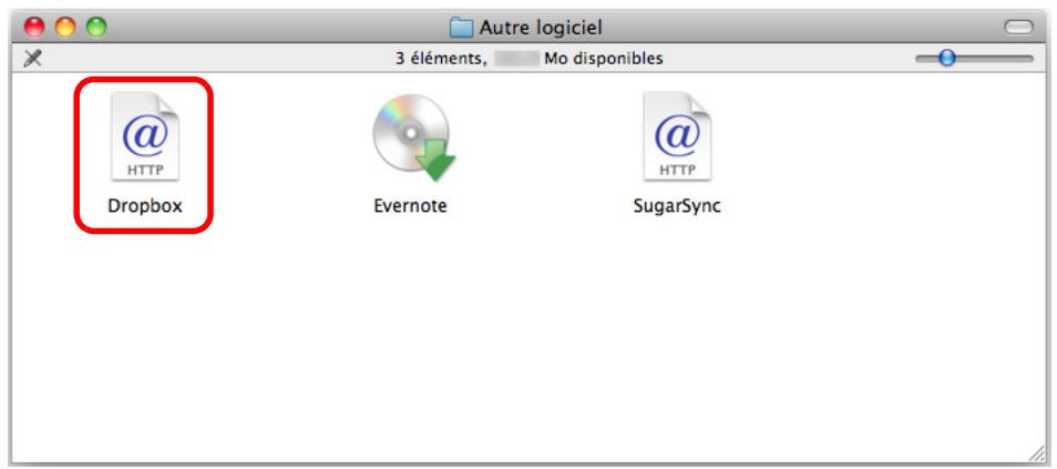 FUJITSU SCANSNAP S1300I - Double-cliquez sur I'icone Dropbox. - 1