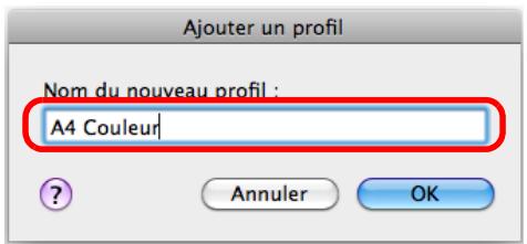 FUJITSU SCANSNAP S1300I - Nommez le profil puis cliquez sur le bouton OK. - 1