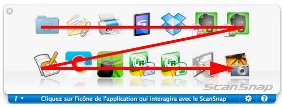 FUJITSU SCANSNAP S1300I - - Ordre d'affichage des applications - 4