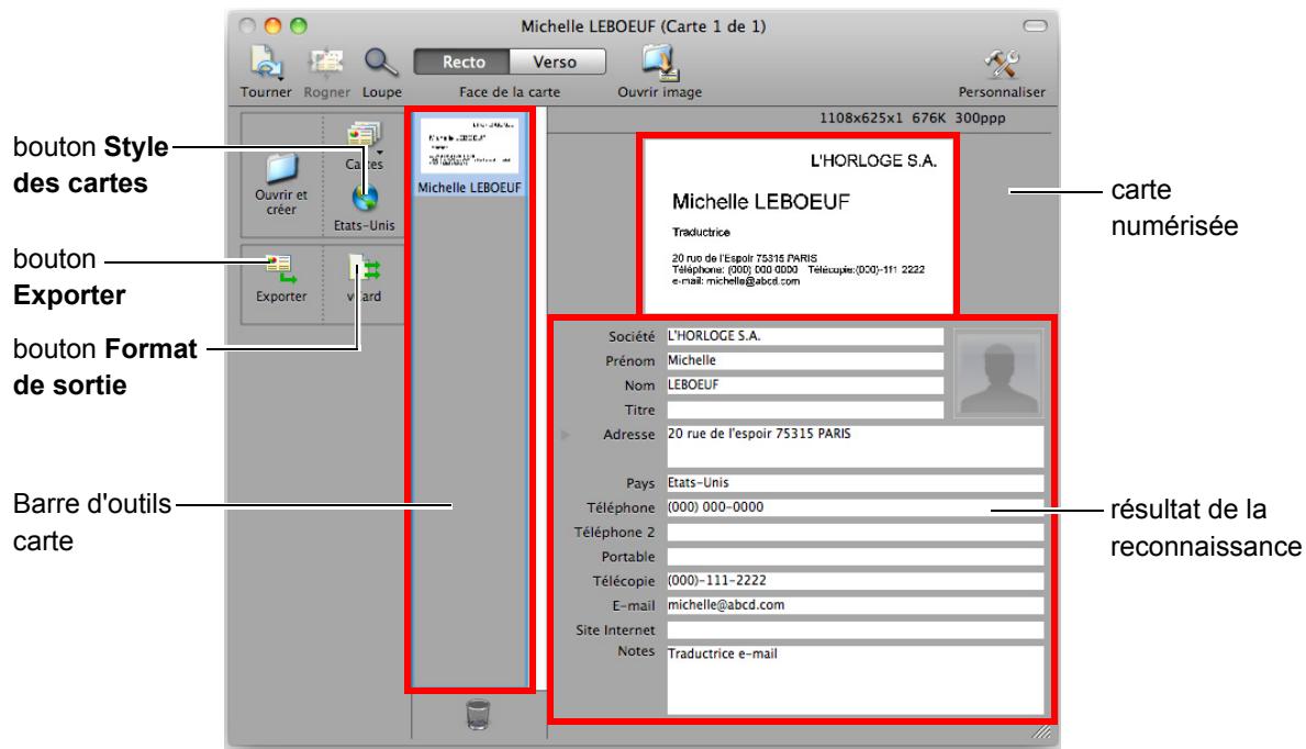 FUJITSU SCANSNAP S1300I - Confirmez la carte de visite numérique et les résultats de la reconnaissance textuelle. - 1