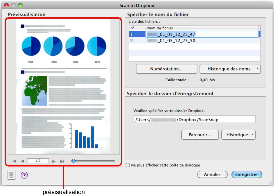 FUJITSU SCANSNAP S1300I - Confirmez l'image numérique dans le volet de prévisualisation. - 1