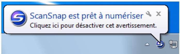FUJITSU SCANSNAP S1300I - - lorsque le ScanSnap est allumé - 1
