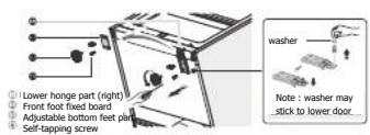 BRANDT BFC504YNW - Installing your new appliance - 4