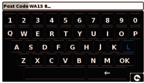 SNOOPER PL 8200 - Trouver par code postal - 3