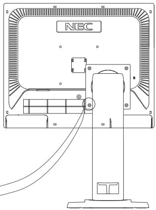 NEC MULTISYNC EA192M - Dépose pour montage du support du moniteur - 4