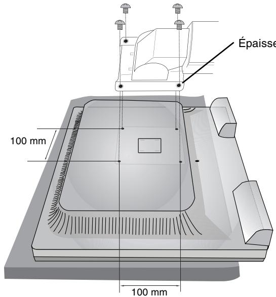 NEC MULTISYNC EA243WM - Installation du bras flexible - 1