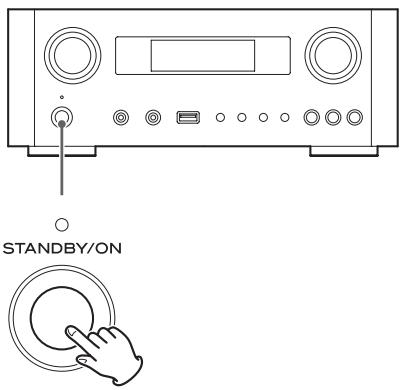 TEAC NPH750 S - Pulse el botón STANDBY/ON para encender launidad. - 1