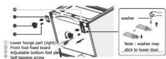 BRANDT BFC504YNX - Installing your new appliance - 4