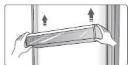 BRANDT BFC504YNX - Compartimentos de puerta - 1