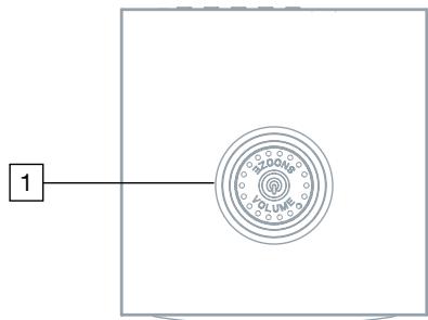 TIVOLI AUDIO M3 - RUEDA DE CONTROL MULTI-FUNCTION (CARA SUPERIOR): - 1