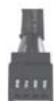 SILVERSTONE STRIDER ESSENTIAL ST50F-ES230 - SATA Festplatten Strombuchse/Stecker - 3