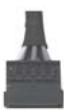 SILVERSTONE STRIDER ESSENTIAL ST50F-ES230 - PCI-E 8 pin Strombuchse/Stecker - 1