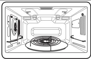 SAMSUNG CP1395-EST - UTILISATION DU MODE COMBINÉ CHALEUR TOURNANTE - 1