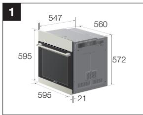SAMSUNG NV70F2793NS - Installatie in een kast - 1