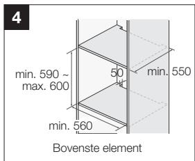 SAMSUNG NV70F2793NS - Installatie in een kast - 4