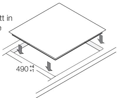 SAMSUNG NZ64F3NM1AB - Einbau in eine Arbeitsplatte - 8