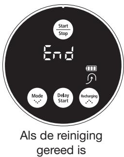 SAMSUNG SR8846 NAVIBOT - De functie Reiniging hervatten - 1