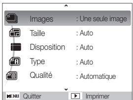 SAMSUNG DV90K6000CW - Configuration des paramètres d'impression - 1