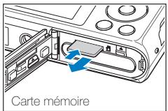 SAMSUNG DV90K6000CW - Retrait de la batterie et de la carte mémoire - 1