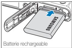 SAMSUNG DV90K6000CW - Insertion de la batterie et de la carte mémoire - 3