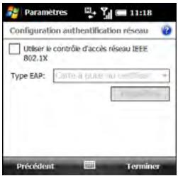 PALMONE TREO PRO - Connexion à un réseau sécurisé - 4